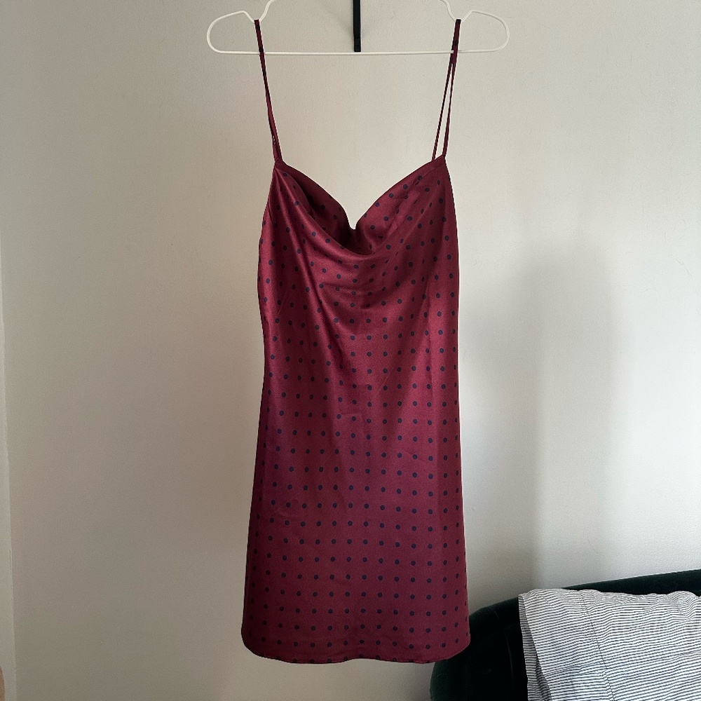 House of Harlow 1960 Ira Polka Dot Mini Dress
